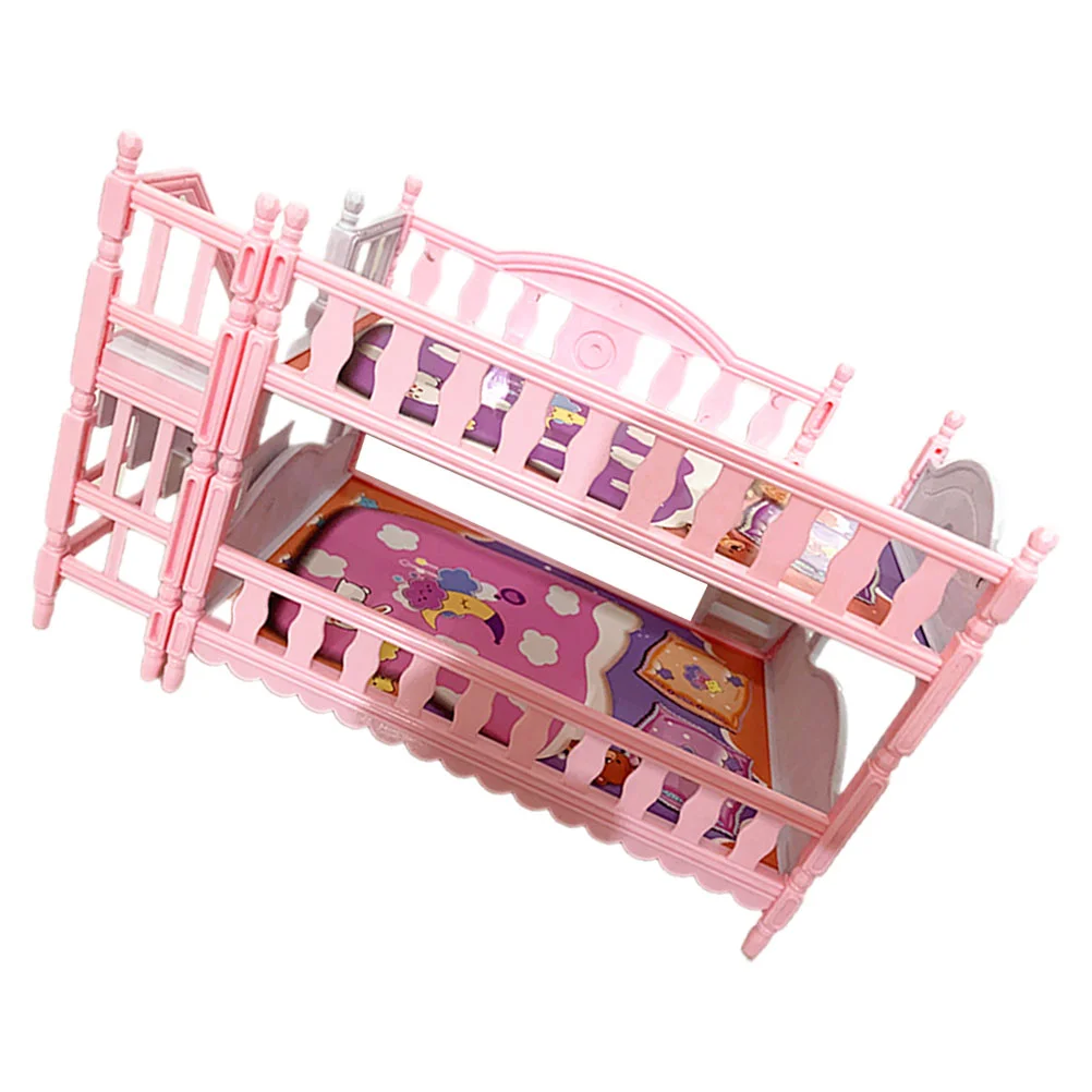 1:12 Bunk Bed House Miniature Furniture Ornament Sheet / Scale Dolls Plastic