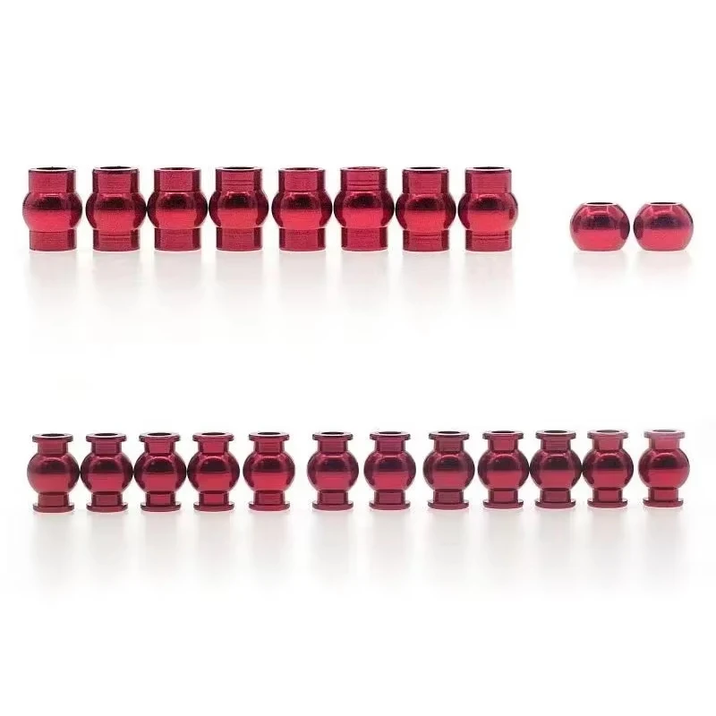 22Pcs Aluminum Alloy Pivot Ball Head Set for Arrma 1/10 4x4 Granite Big Rock Senton Typhon Upgrade Parts RC Car Metal Suspension