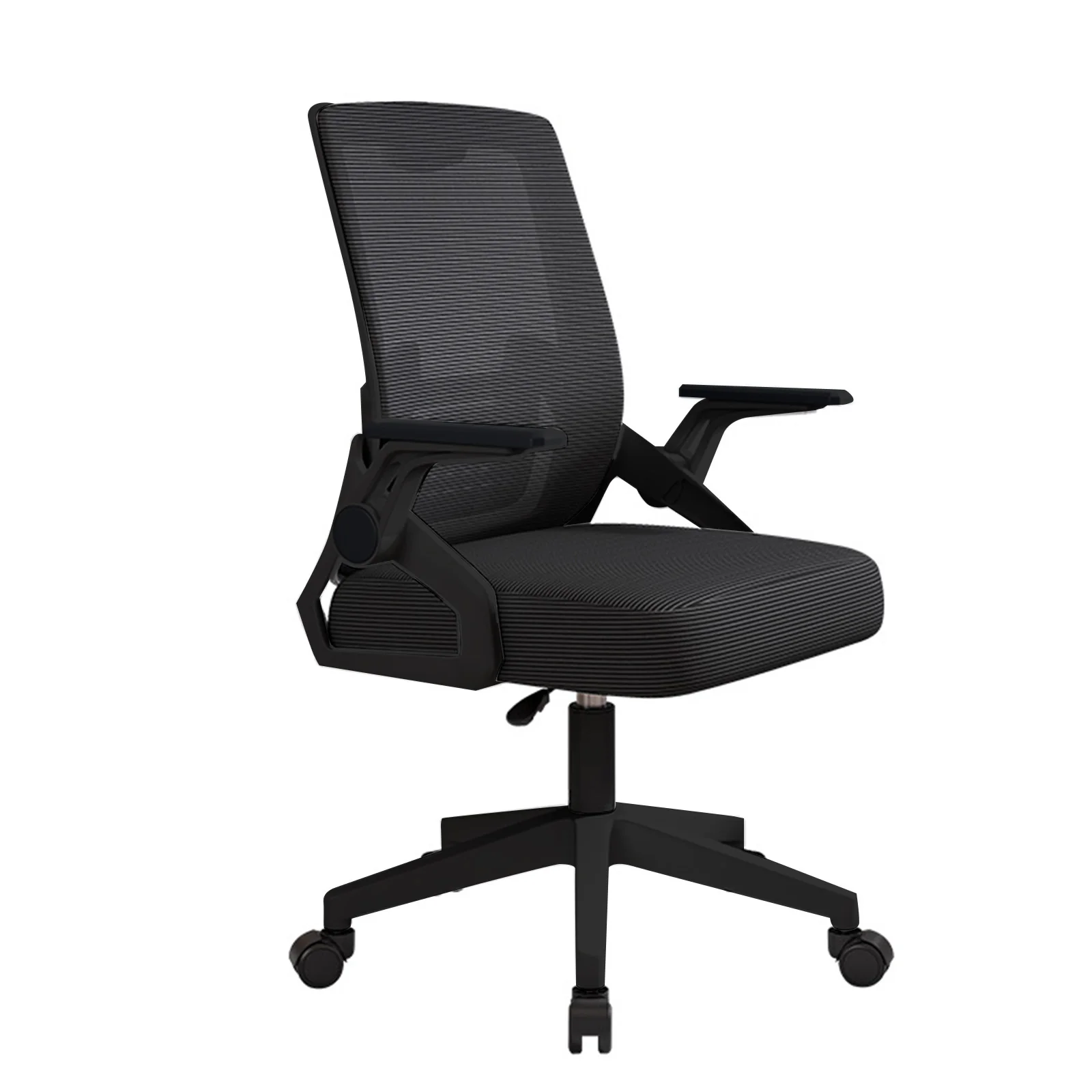 Office Chair, Desk Chair with Adjustable Headrest,with Folding Armrests,Lumbar Support Swivel Mesh Executive Chair Ergonomic