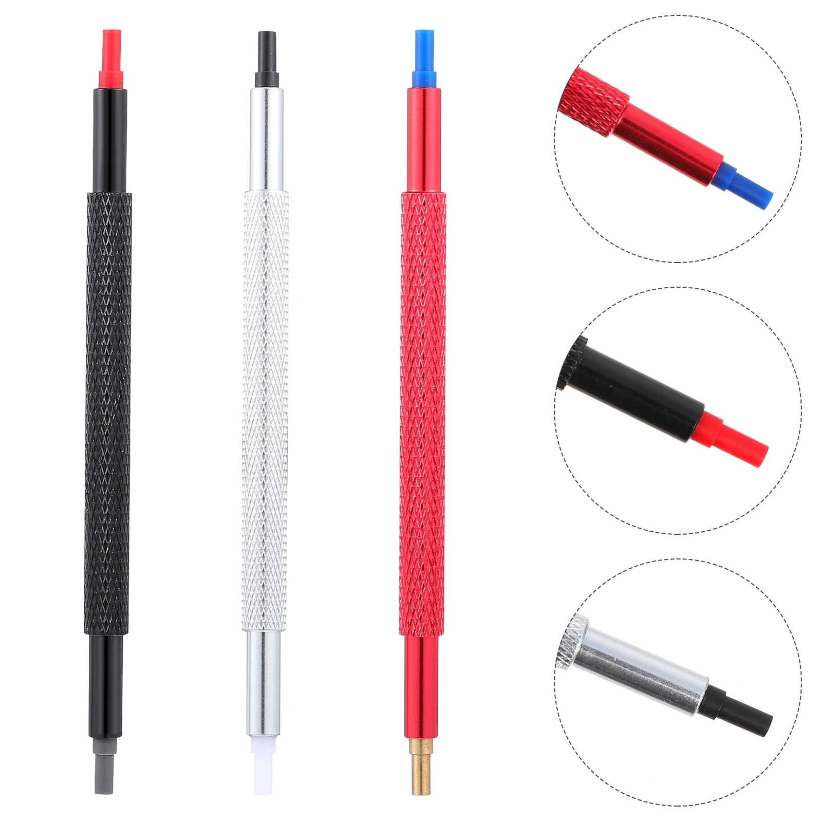 Set di strumenti per la riparazione della pressa manuale da 3 pezzi Kit di sostituzione del cinturino per la rimozione del perno del cinturino dell'orologio in metallo Durevole resistente ai graffi rapido