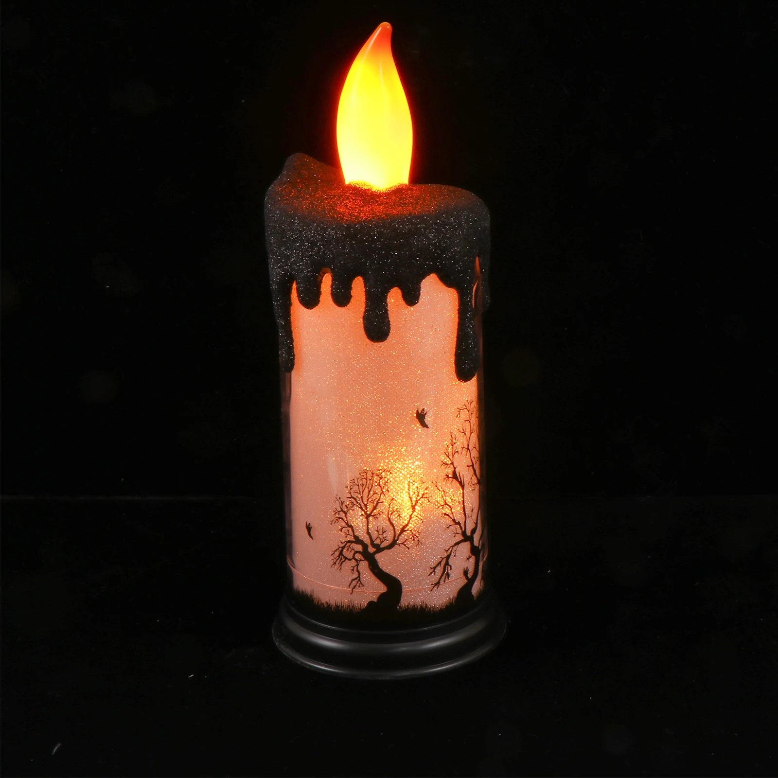 

1Pcs LED Lamp Premium Halloween Party Decorative Flameless Electric Tear Light Durable for Bedroom Living Room Bar