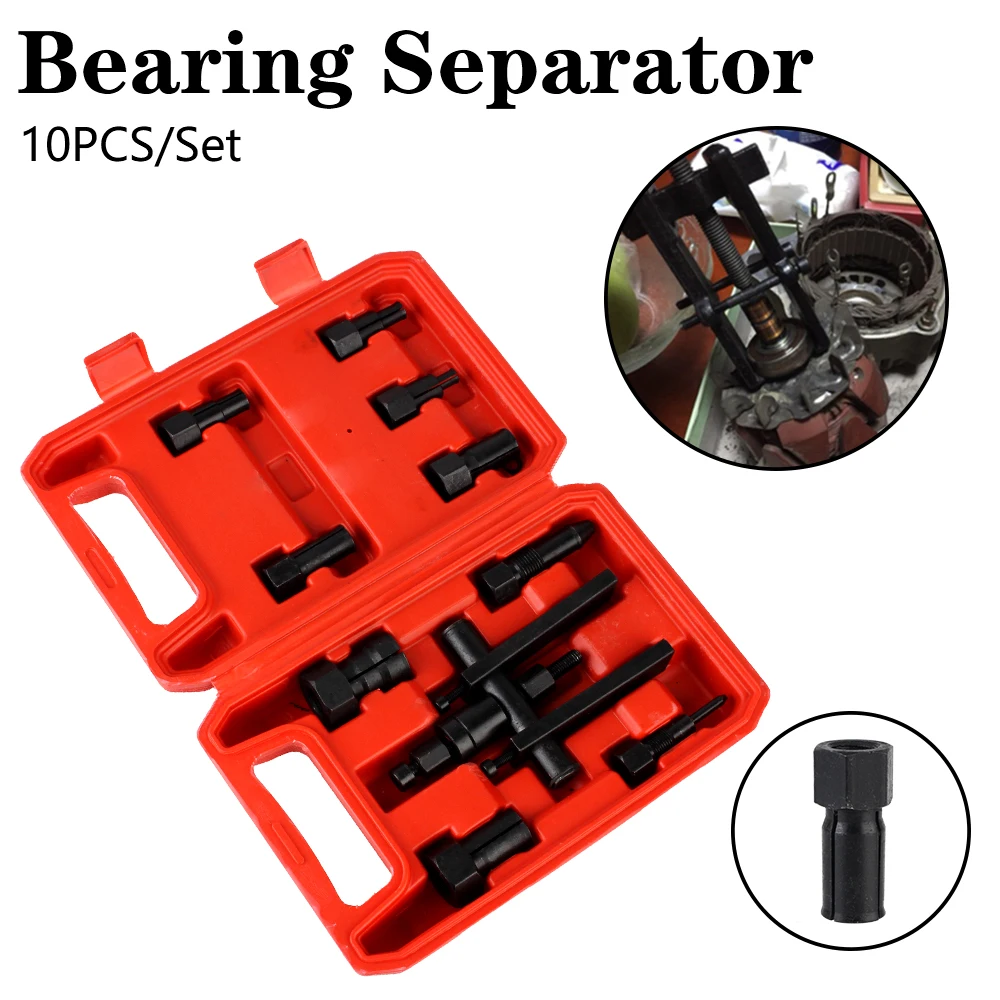 

Инструмент для снятия привода уплотнения, автомобильные инструменты, 10 шт./компл., комплект алюминиевых колесных подшипников, инструменты для разборки подшипников мотоцикла