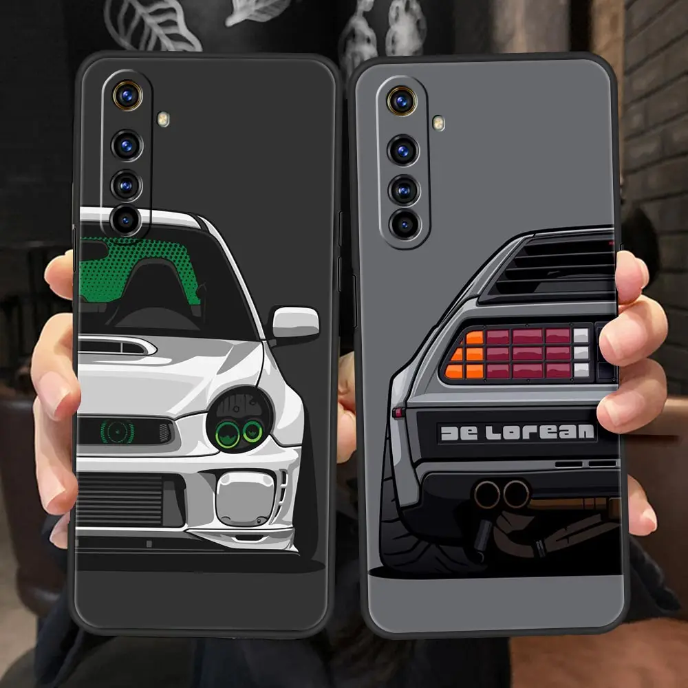 Japan JDM Sports Cars Comic For Realme GT Neo 2 3 3T 5 Phone Case 12 11 5G 10 9 8 5G 7 6 GT5 GT3 GT2 Pro C21 C11 C25 C35 Cover