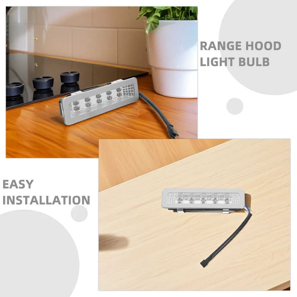 หลอดไฟ LED สำหรับเครื่องดูดควัน 2 ชิ้น แบบสองแถว สว่าง กันน้ำ ใช้แทนหลอดไฟเดิม สำหรับไฟแสดงสถานะเครื่องดูดควันในครัว และไฟท้ายรถพ่วง