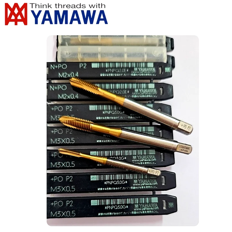 

Janpan YAMAWA 1PCS HSSE TIN Coating Spiral Fluted Tap Pointed W 1/8 5/32 3/16 7/32 1/4 5/16 3/8 7/16 Machine Screw Thread Taps