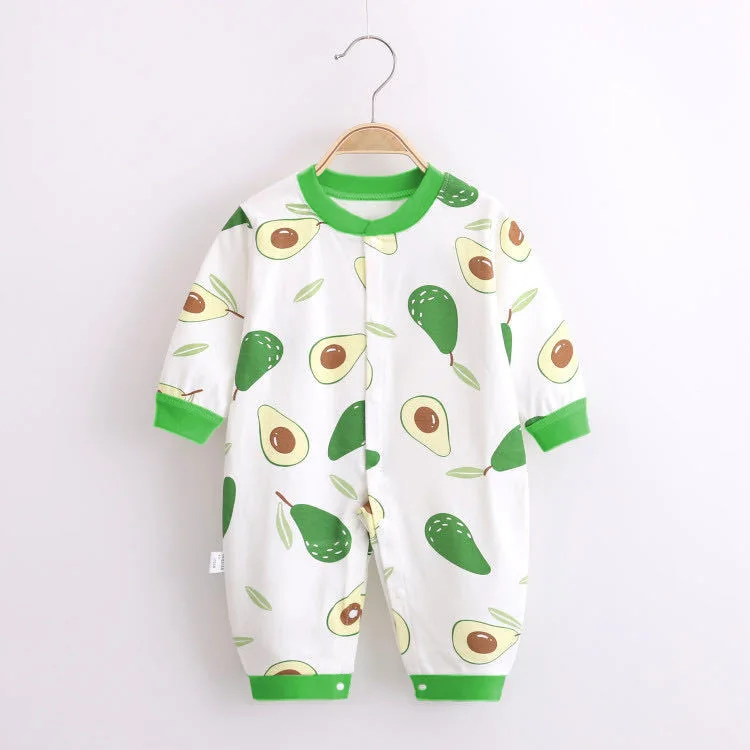 2024 New Spring Baby Clothing Newborn Boys Girls Long sleeved Climbing Clothing Baby Jumpsuit Romper 0-12month