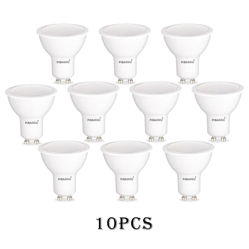 

10PCS GU10 MR16 LED Spotlight Bulb 220V 3W 6W 9W 12W Warm White Cold White Natural White Replaceable LED Lamp for Home Lighting