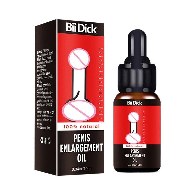 Aceite de Masaje para Hombre de 10 ml con Gotero, Cuidado Sensual