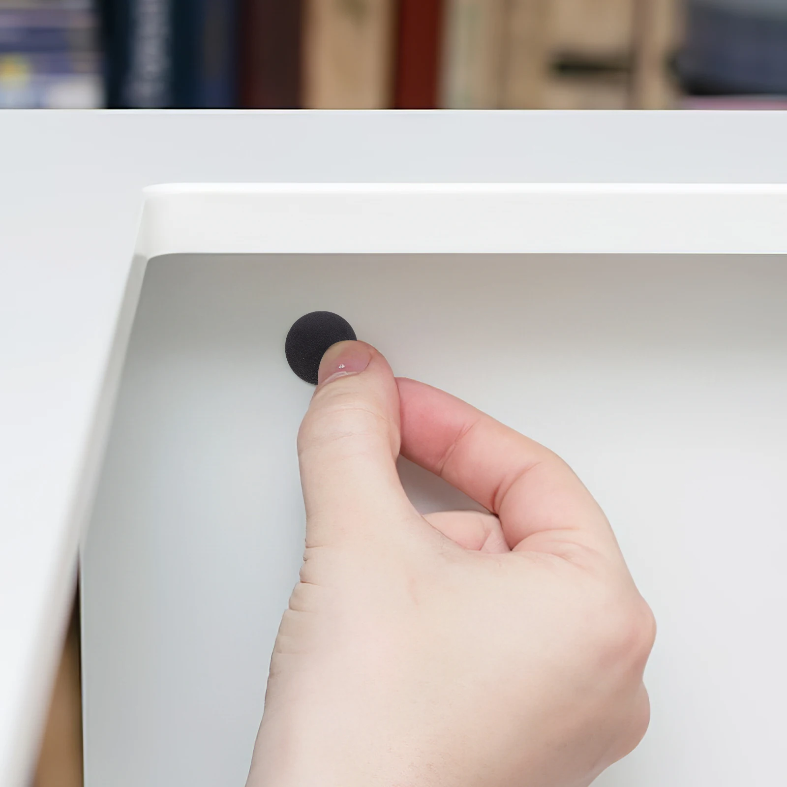 

100 Pcs 16mm Furniture Hole Plugs Round Caps Easy Install Reusable Plastic Cabinet Hole Plug Panel Parts Hardware