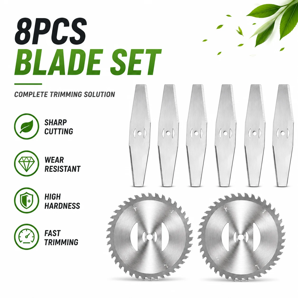 잔디 트리머 블레이드 세트, 3날 금속 브러시 커터 블 - Gardening Tools Wholesale 리뷰 및 가격