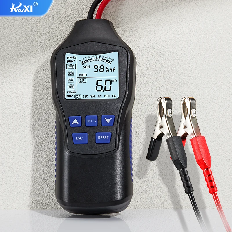 12v 24v Car Battery Tester Automotiva Comprobador De Baterias Monitor Diagnostic for Vehicles Tools Accessories GEL AGM STD EFB