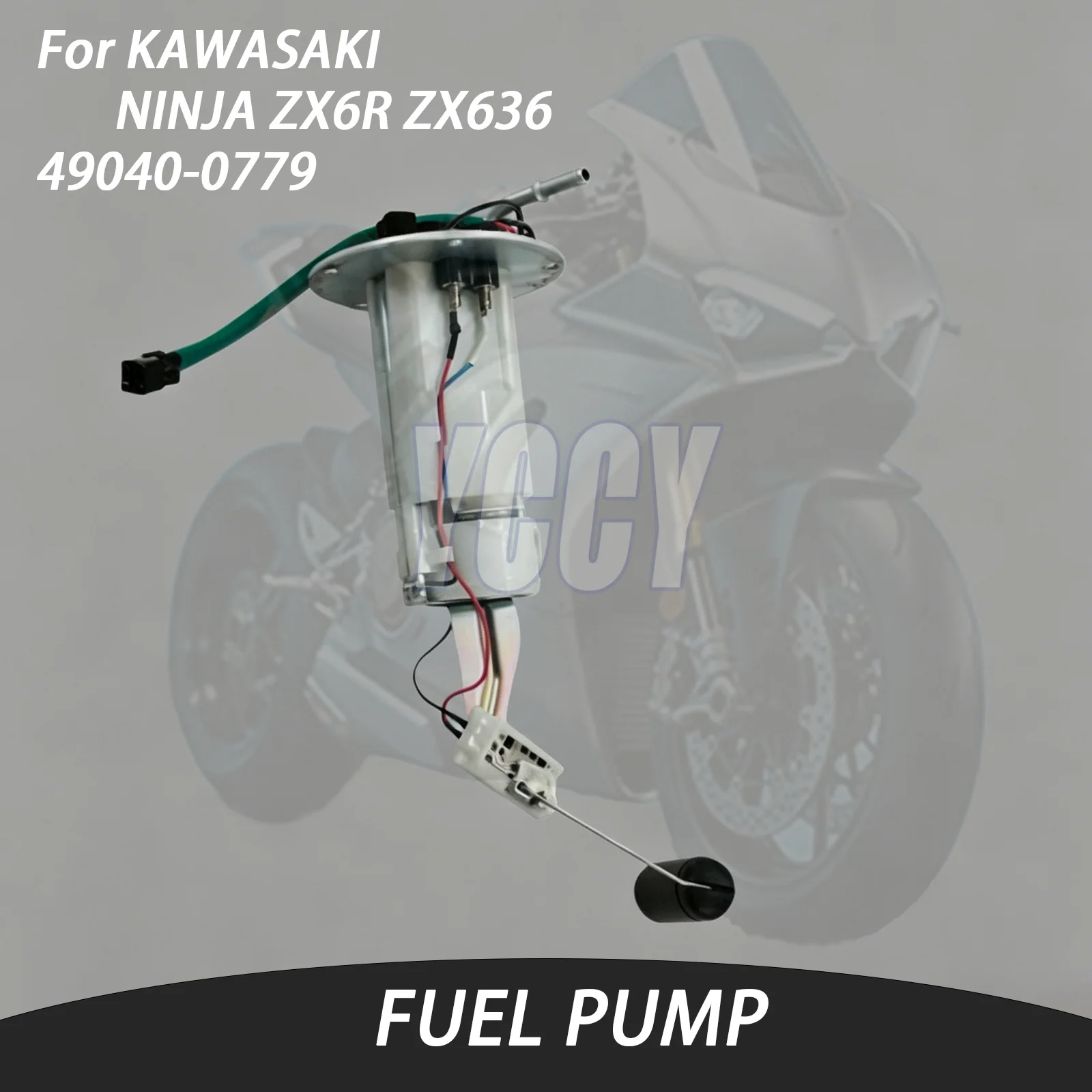 49040-0779 Pour KAWASAKI NINJA ZX6R ZX636 ZX-6R 636 UC-T35KU81 – Pièces Supérieures – Ensemble de Pompe à Carburant et Pompe à Huile Impeccable pour Moteur de Moto