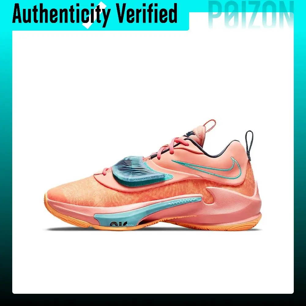 Nike Freak 3 Zoom EP 'Freak' Letter Bro Comfortable Round Toe Low top Performance Basketball Shoes Unisex Orange DA0695-600