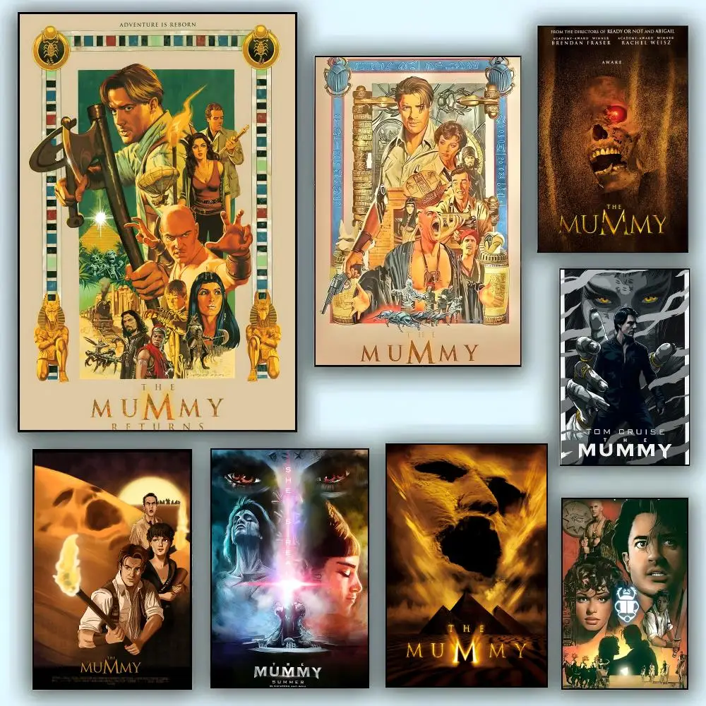 Fantasy adventure Movie T-The Mummy Poster Modern Aesthetic Wall Art Print Minimalist Poster Bedroom Living Room Home Decor Gift