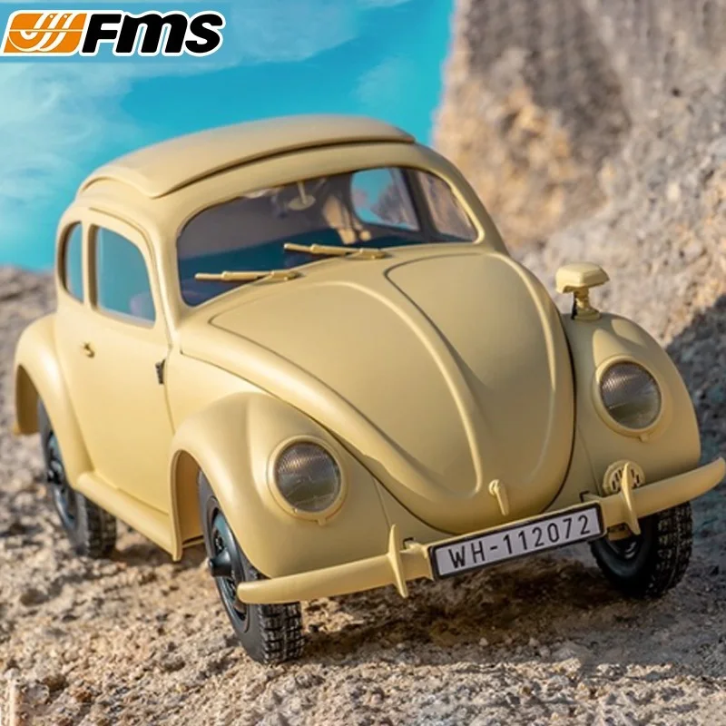 New Fms 1:12 Beetle Rc Rtr Remote Control Electric Model Car Simulation Retro Climbing Car Collection Gift Model Climbingvehicle