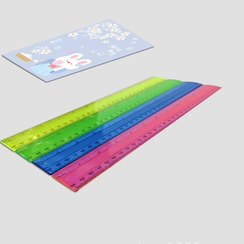 

Математическая линейка Красочная линейка для рисования со шкалой в дюймах и сантиметрах для рисования