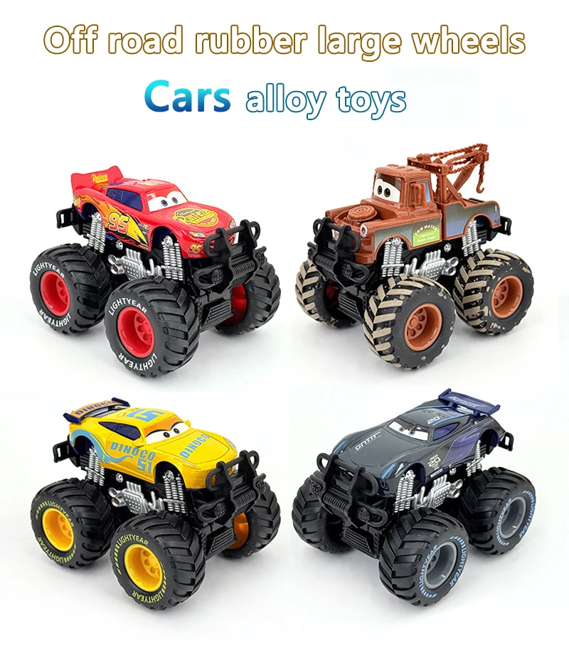 Pixar Cars Trägheits-Spielzeugauto Monster Truck 1/55 Metall-Druckgussmodell Legierungsmaterial Anime-Figur Kinderspielzeug Geburtstagsgeschenke – Detail 1