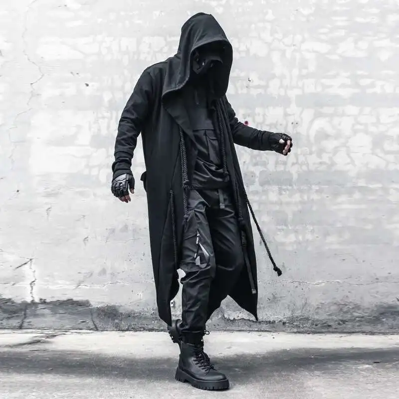 黒M【WACKOMARIA】HEAVY HOODED HKSH Men's Tide Spring Autumn Darkwear Warrior Large Size