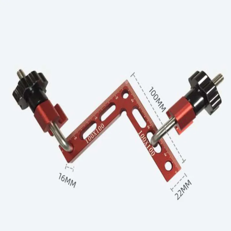 

90 degree positioning block woodworking right angle ruler jigsaw fixed photo frame fixture aluminum alloy right angle fixing cli