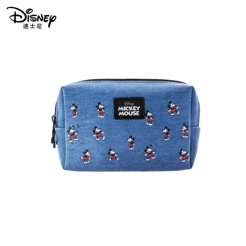 Disney Original New Mickey Women\'s Cosmetic Bag High Quality Large Capacity Luxury Brand Travel Cosmetic Bag Storage Coin Purse