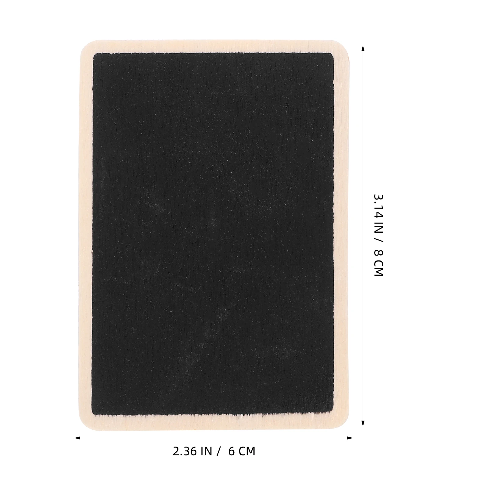 

10 Sets Wooden Message Board Mini Chalk Signs Chalkboard Small Chalkboards with Base Office