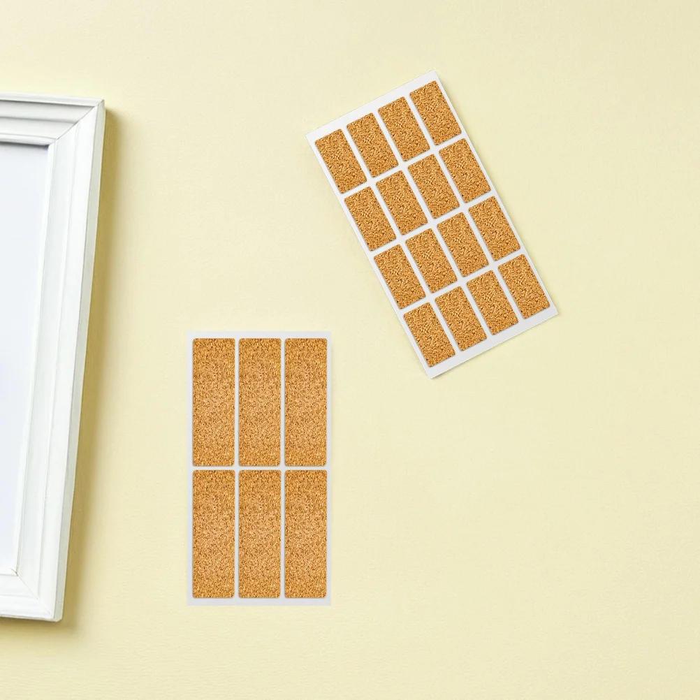 สติกเกอร์กระดาษไม้ก๊อกแบบเขียนได้ 2 ถุง แบบมีกาวในตัว สำหรับติดฉลากขวดโหล ถังเก็บของ ภาชนะในครัว บ้าน และสำนักงาน