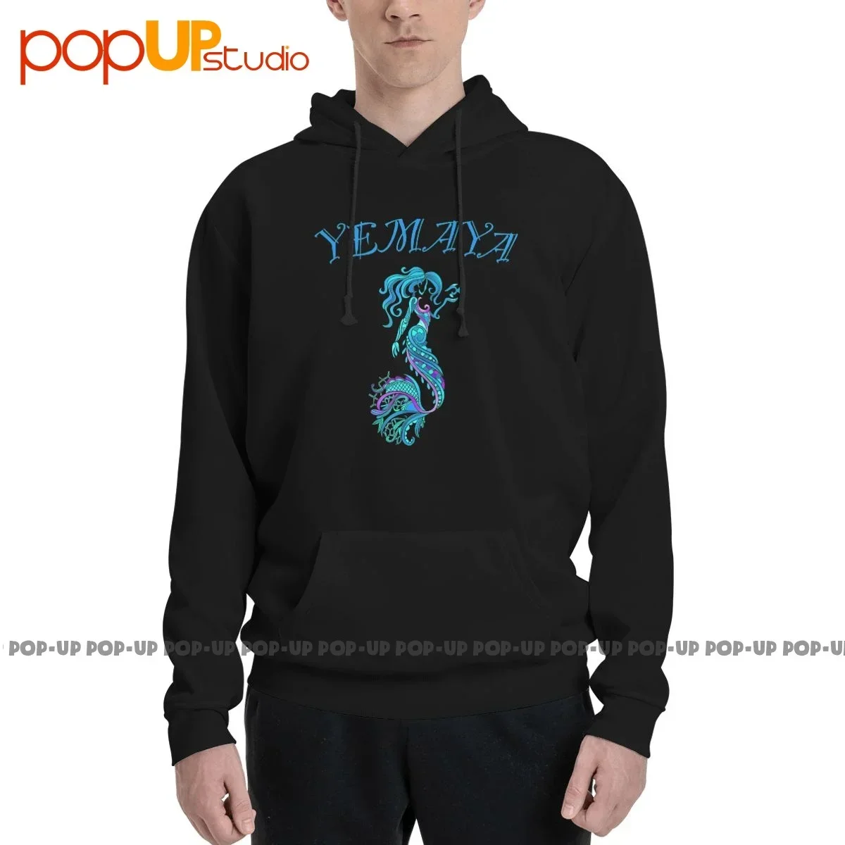 Yemaya Yoruba Orisha Ifa Goddess Religion Yemaja Hoodie Sweatshirts Hoodies Vtg Design Splicing Best Seller