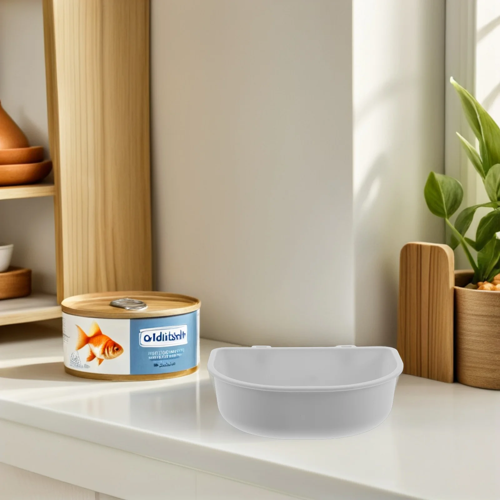 

15Pcs Pet Hanging Bowl Cage Feeder Water Food Holder Spillproof Kennel Coop Cup for Dog Cat Rabbit Bird Grey Hanging Pet Bowl