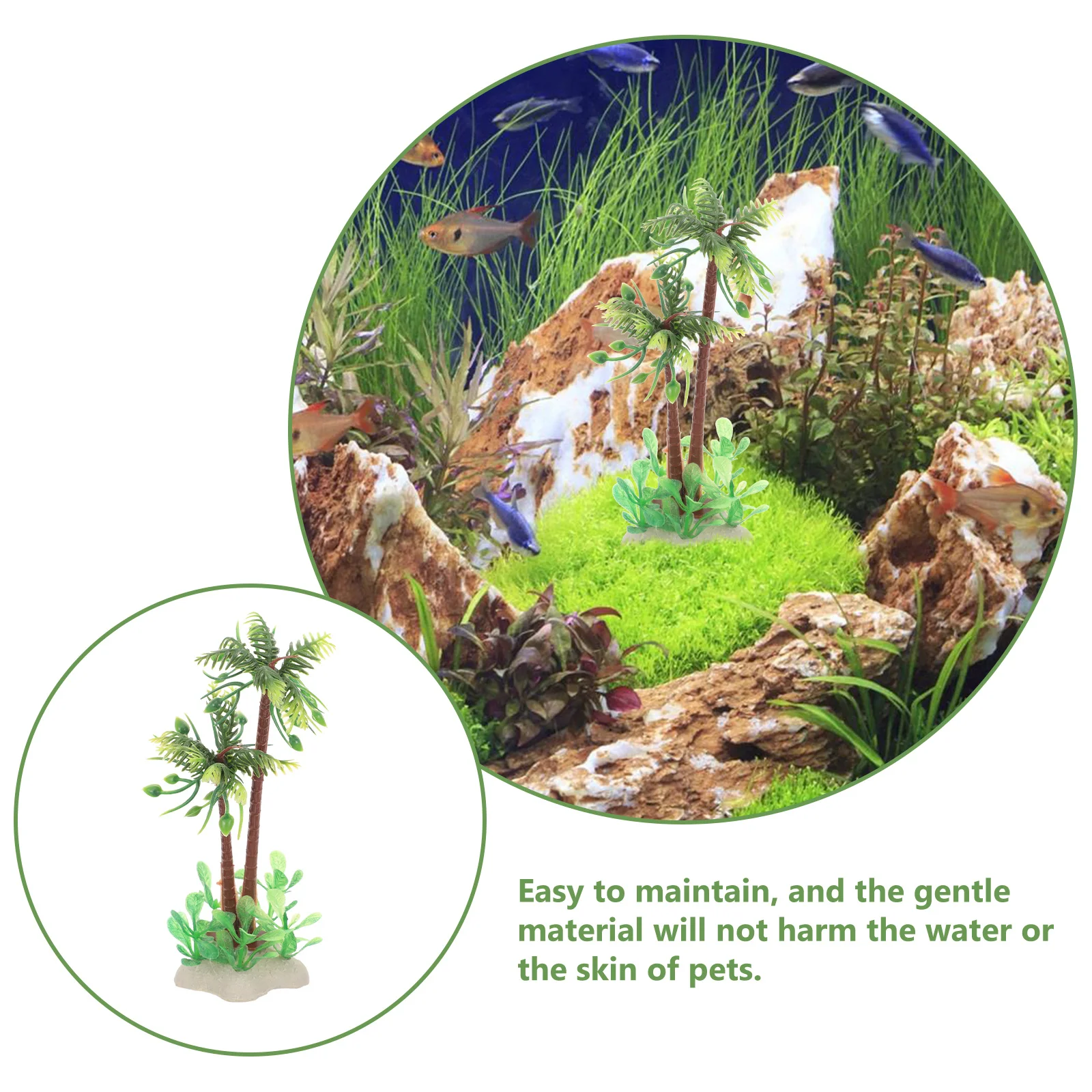 

Small Fish Tank Aquarium Plant Decor Artificial Aquatic Plants For Fish Tank Tropical Decoration Pets Accessories