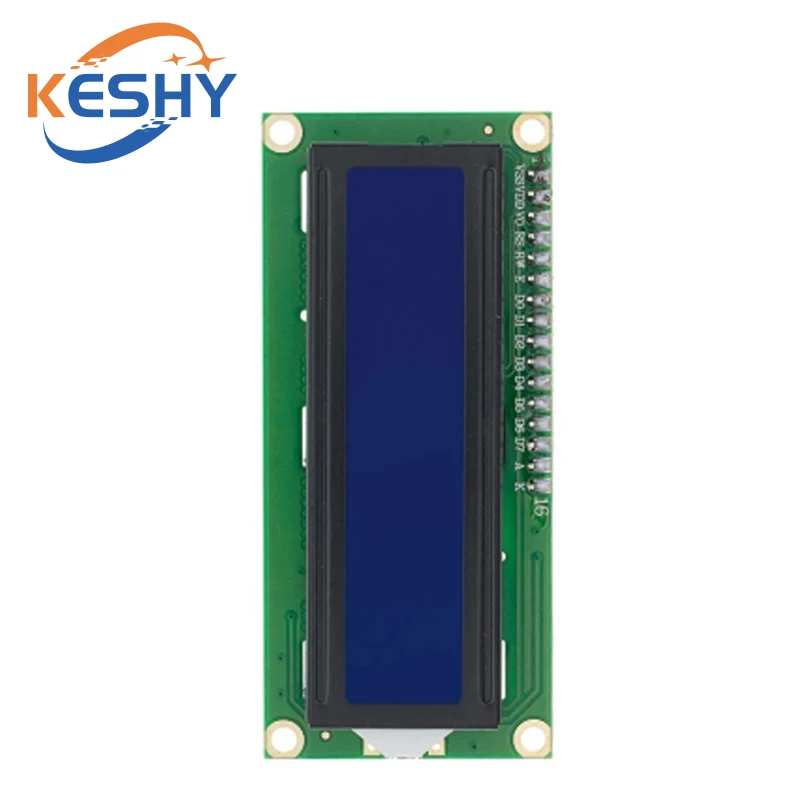 LCD1602 modul LCD 1602 layar biru/kuning hijau 16x2 karakter tampilan LCD PCF8574T PCF8574 IIC I2C Antarmuka 5V UNTUK Arduino