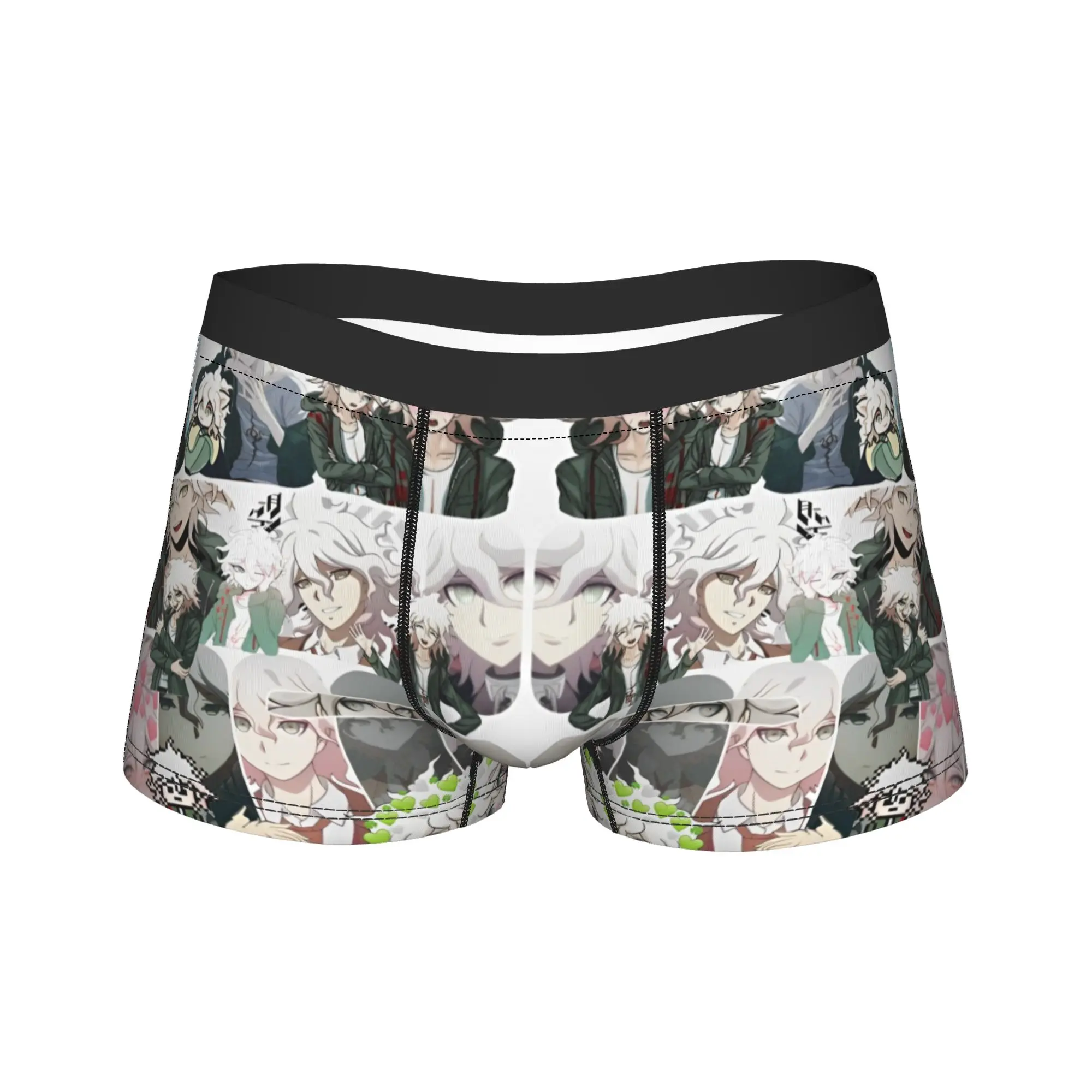 

Nagito Komaeda Voice Hope Retro Danganronpa Makoto Game Trunk 3D Pouch Underwear Boxer Brief Novelty Man Underpants Large Size
