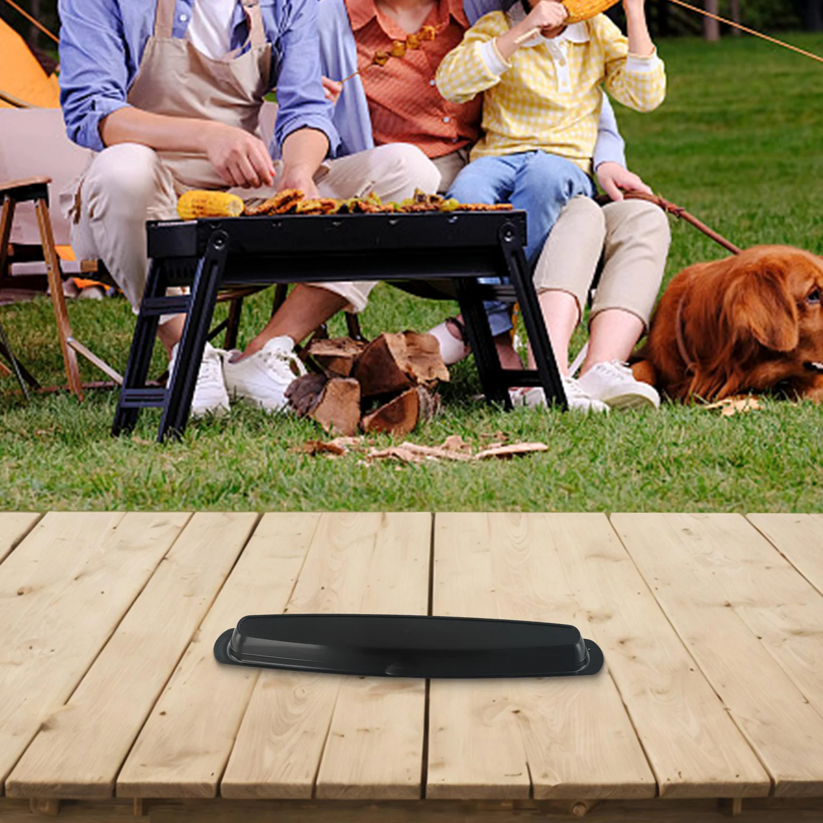 Para george foreman grills grill gotejamento pan substituição ao ar livre grelhar preto promove limpeza conveniente de usar