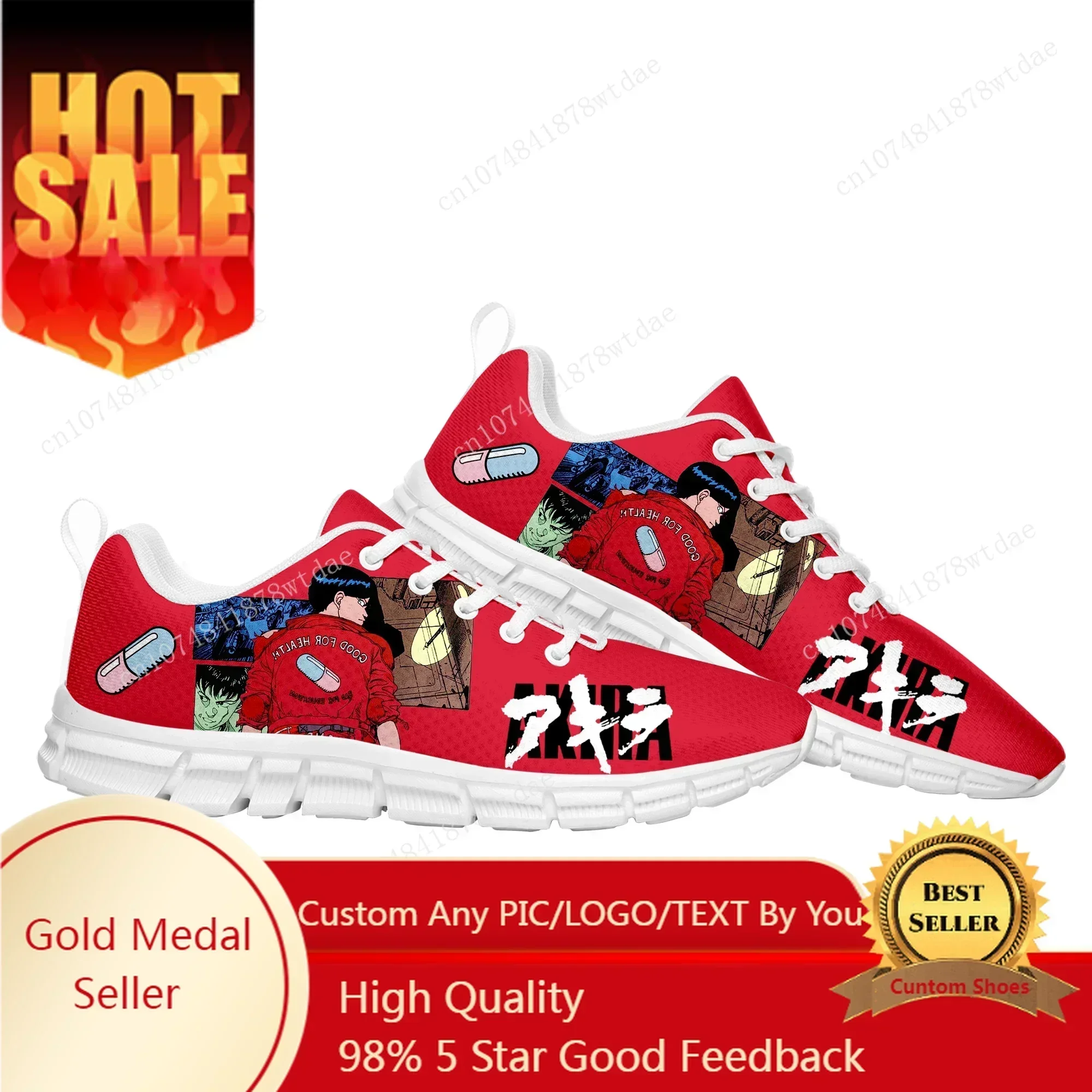 Akira Synthwave Sports Shoes Mens Womens Teenager Kid Children Sneakers High Quality Fashion Classic Comics Sneaker Fashion Shoe