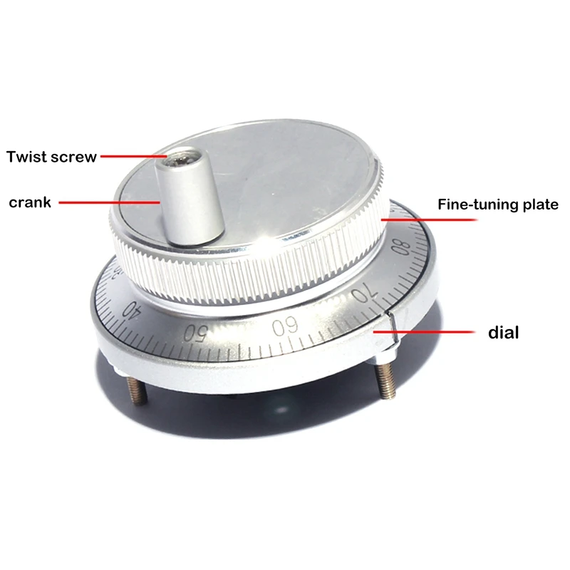 CNC Pulser Handwheel 5V 4Pin Pulse Manual Pulse Generator Hand Wheel CNC Machine Rotary Encoder 5V-4Pin-100PPR