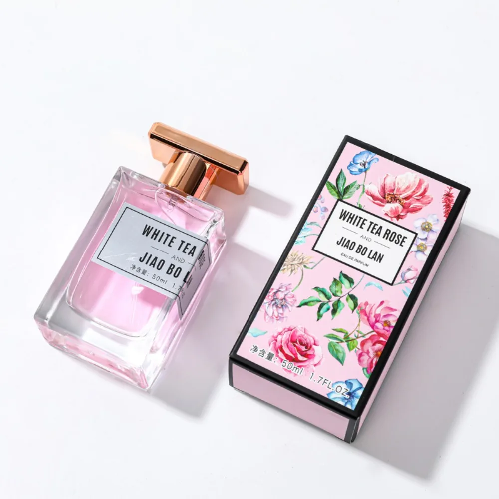 

Женская парфюмерная вода White Tea Rose: свежий, нежный, стойкий аромат в элегантном минималистичном стиле для студенток и девушек, 50 мл EDP
