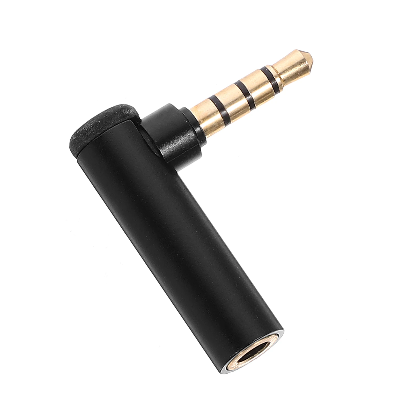 

3.5mm Male to Female 90 Degree Adapter Aluminum Alloy Gold Plated for Smartphone Computer Audio Player Microphone Use Digital
