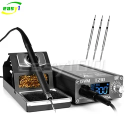 GVM T210 Rapid Warming Automatic Sleep 2S Melting Tin Professional Mobile Phone Repair Constant Temperature Soldering Station