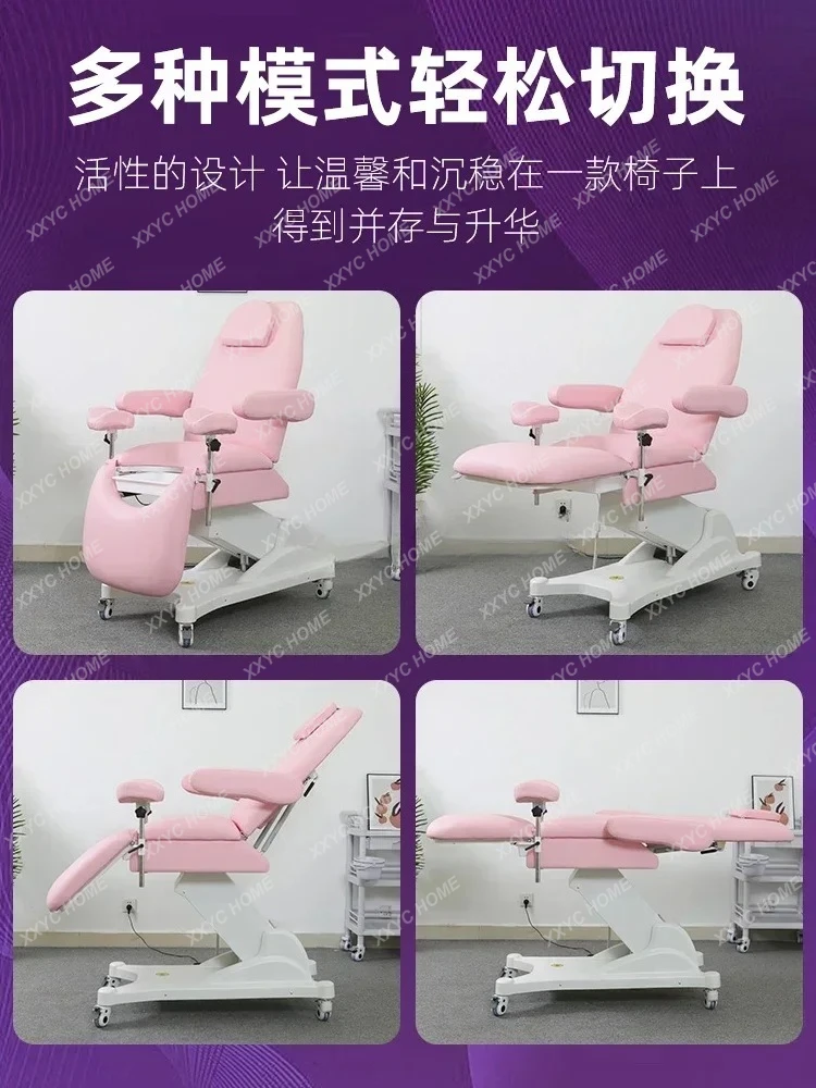 Un letto per il lavaggio Letto facciale multifunzionale ambulatoriale con sollevamento elettrico