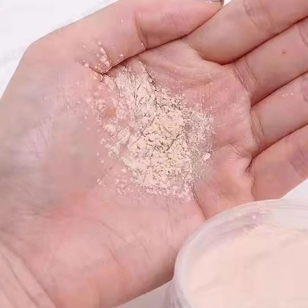 Pó de configuração de maquiagem, à prova d'água, controle de óleo, longa duração, não removedor, natural, invisível, poros, maquiagem fosca, pó solto