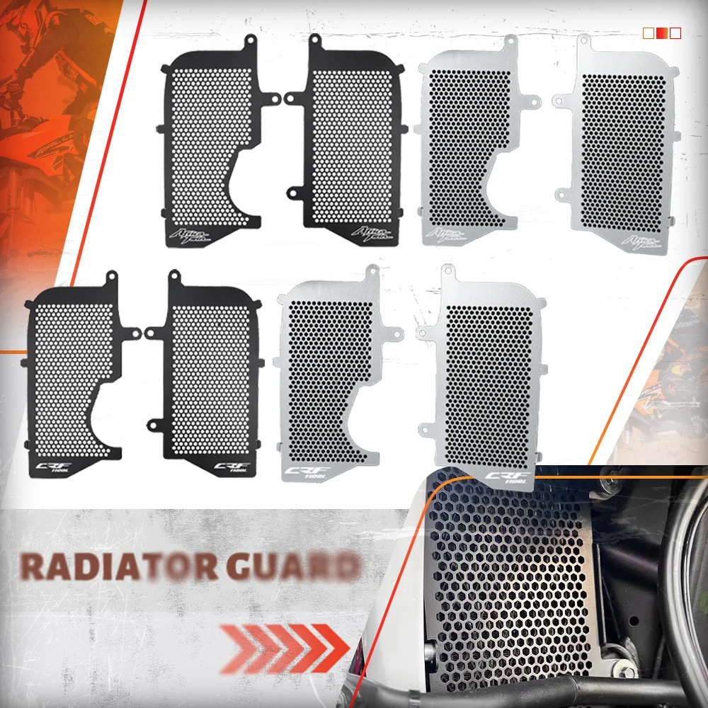 

2025 2024-2020 Защитная крышка решетки радиатора мотоцикла для Honda CRF1100L Africa Twin ADV CRF 1100 L Africa Twin Adventure Sports