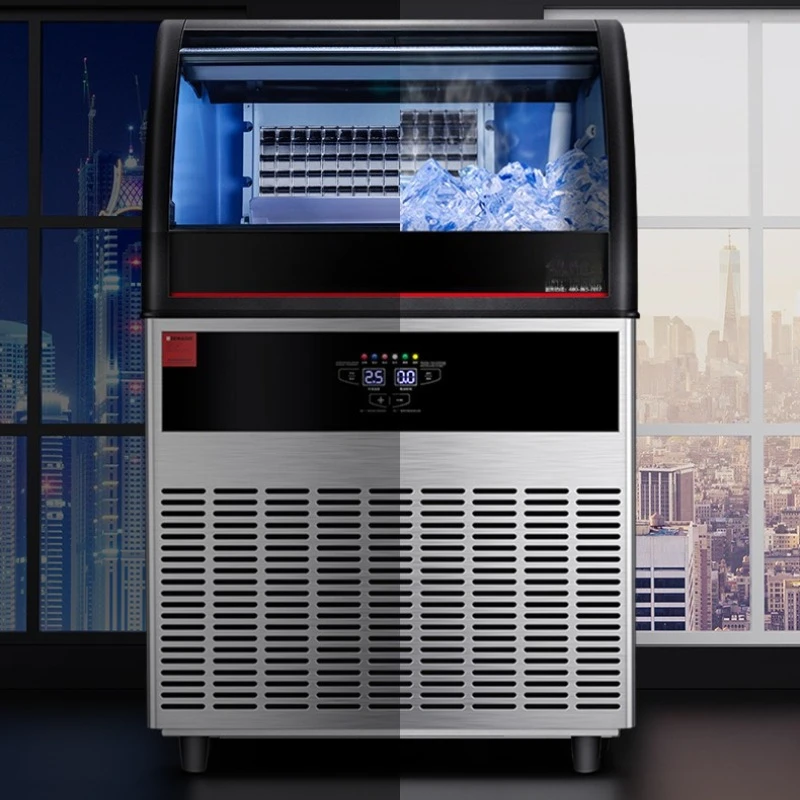 Small fully Ice Maker automatic integrated air-cooled Ice Maker special model Commercial Furniture Macchina del ghiaccio ZYZBJ60