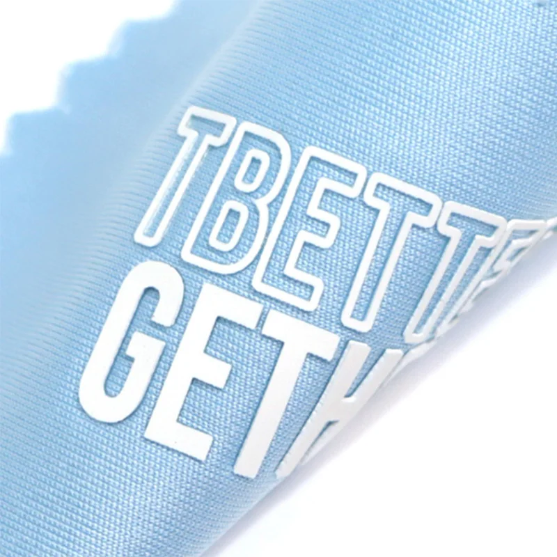 100pcs Custom 3D Silicone Labels for Clothing Iron-on Heat Transfer Stickers for Garment