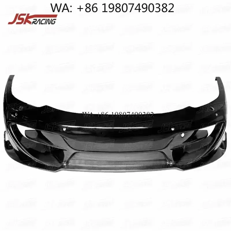 Wmwmnu Carbon Fiber Front Bumper Body Kit for MP4-12C 2012 2013 2014 Black Sails Style Auto Exterior Accessories