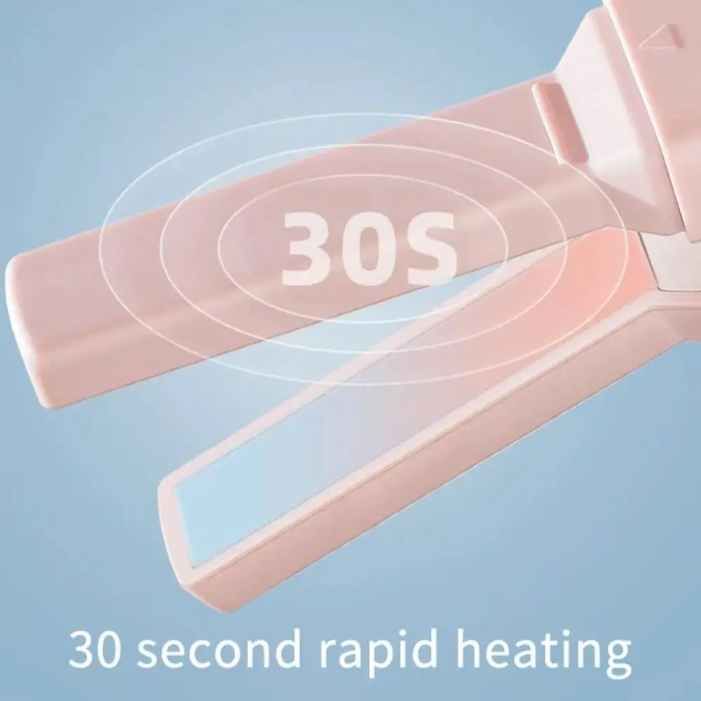 

Dual-use Mini Hair Straightener USB Plug-in Low Power Curling Splint Dormitory Available Bangs Electric Splint