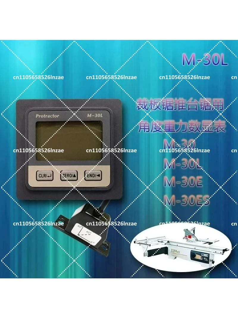Digital Gravity Sensing Angle Meter M30 Woodworking Panel Push Table Saw Standard Display