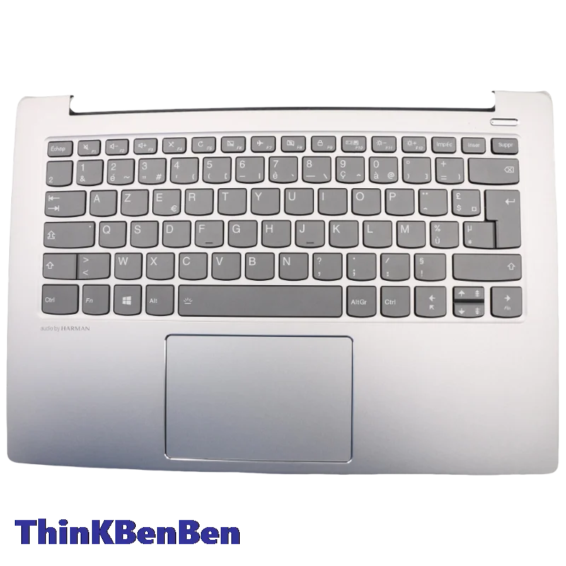 FR French Mineral Gray Keyboard Upper Case Palmrest Shell Cover For Lenovo Ideapad 530S 14 14IKB 14ARR 5CB0R11941