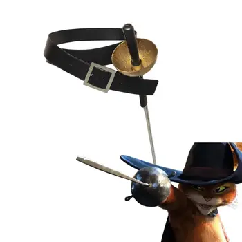 Kater in Stiefeln Cosplay Schwert gürtel Kostüm zubehör für Kinder Kinder Outfit Requisiten Fantasia Anime Halloween Karneval Party Requisite