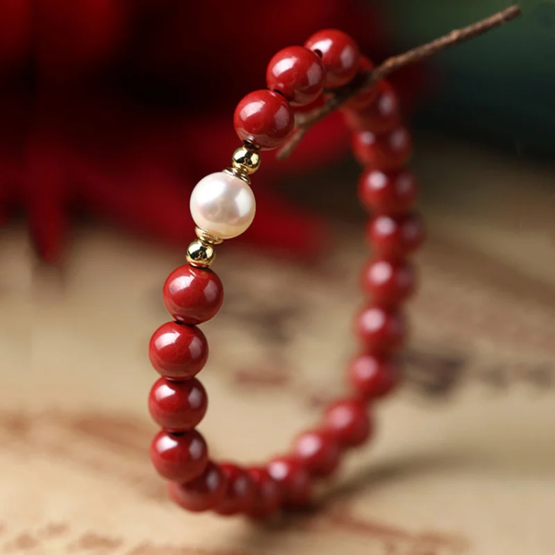 for Women Emperor Sandstone Beads Natural Gemstone Antique Style Jewelry Bracelet Wholesa