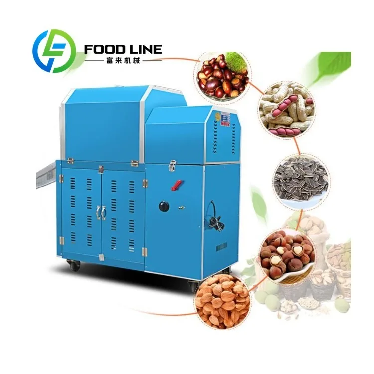 

Seasoning Mixing Nut Roasting Machine Synchronous Stirring Function Realize Even Spice Blending In Frying Process