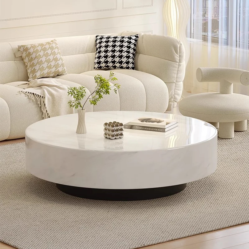 تتحرك الديكور طاولة القهوة غرفة نوم فاخرة الشمال مصمم الدائمة طاولة جانبية مستديرة ميسا أثاث غرفة المعيشة المساعدة